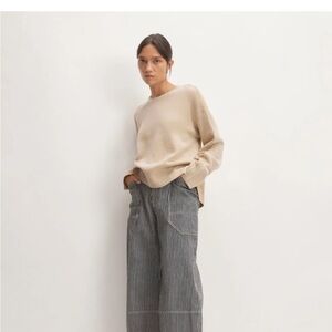 Everlane Striped Gardener Jeans. 32 reg